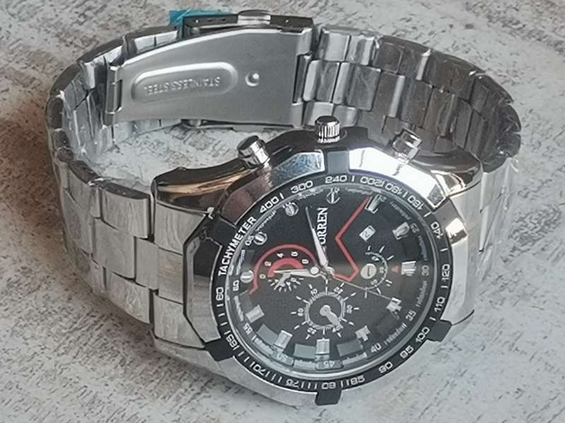 NEW MENS CURREN LUXURY WATCH WITH HUGE 45MM DIAL