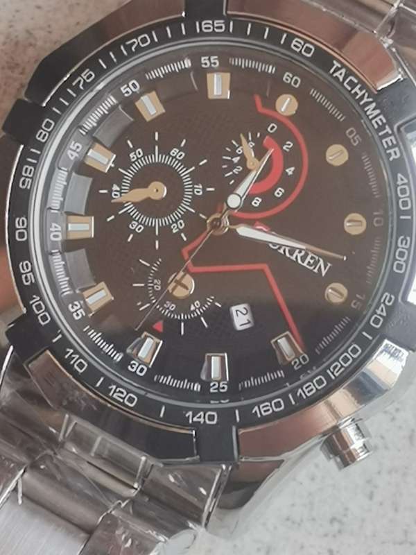 NEW MENS CURREN LUXURY WATCH WITH HUGE 45MM DIAL