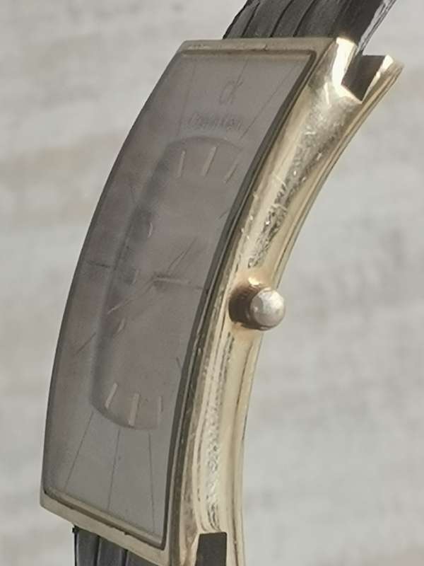 MENS CALVIN KLEIN HUGE 45MM DIAL WATCH IN EXCELLENT WORKING CONDITION