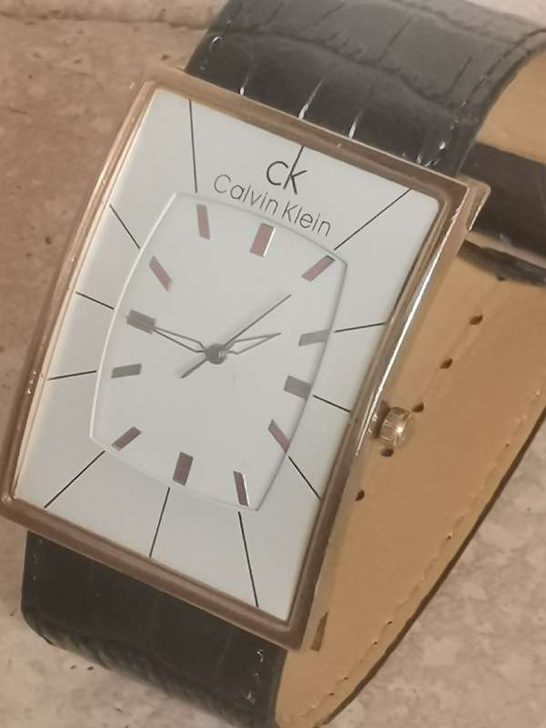 MENS CALVIN KLEIN HUGE 45MM DIAL WATCH IN EXCELLENT WORKING CONDITION