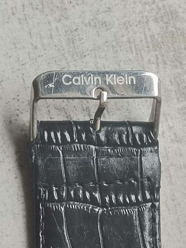 MENS CALVIN KLEIN HUGE 45MM DIAL WATCH IN EXCELLENT WORKING CONDITION