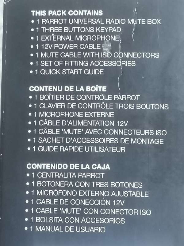 PARROT CK3000 EVOLUTION BLUETOOTH HANDS-FREE CAR KIT UNUSED IN BOX