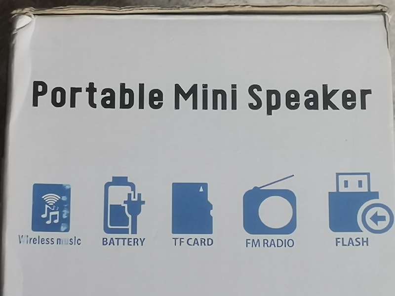 KTS-669A PORTABLE MINI BLUETOOTH SPEAKER NEW IN BOX