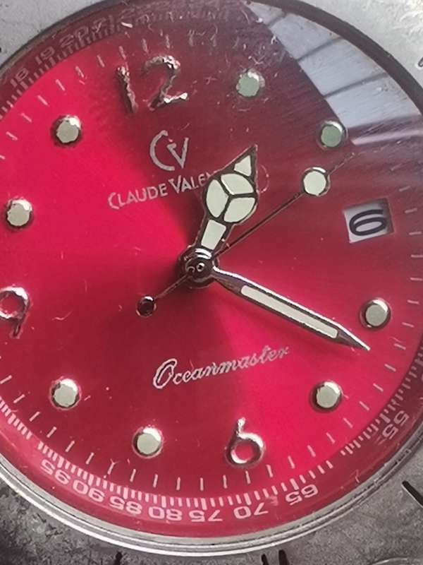 MENS CLAUDE VALENTINI OCEANMASTER WATCH IN EXCELLENT WORKING CONDITION