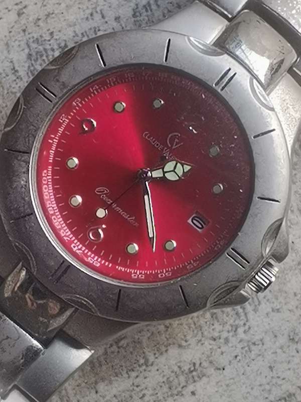 MENS CLAUDE VALENTINI OCEANMASTER WATCH IN EXCELLENT WORKING CONDITION