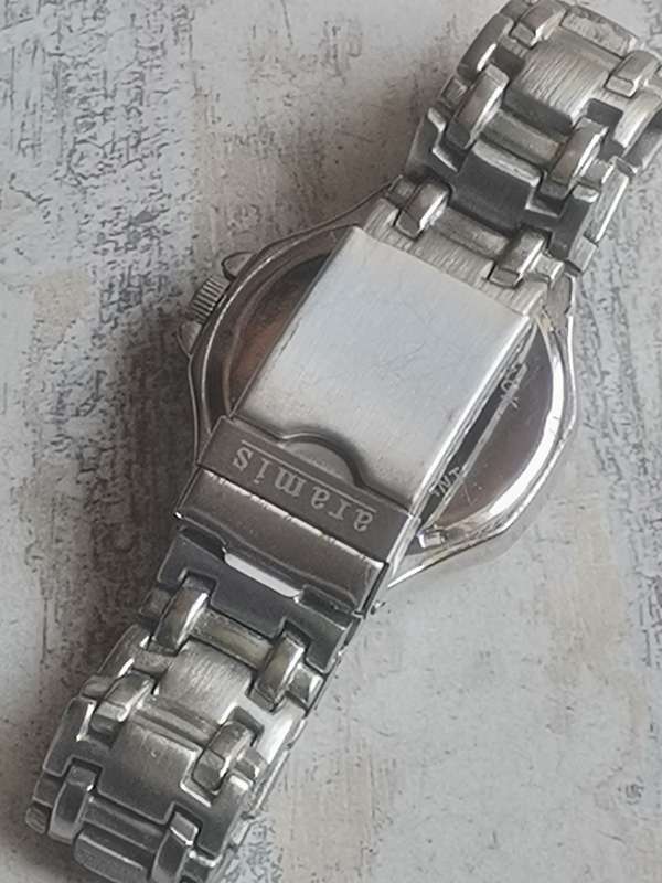 MENS ARAMIS STAINLESS STEEL WATCH IN EXCELLENT WORKING CONDITION