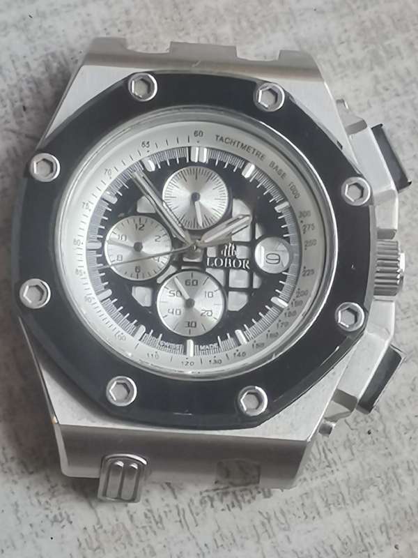 MENS LOBOR CHRONOGRAPH WATCH IN EXCELLENT WORKING CONDITION