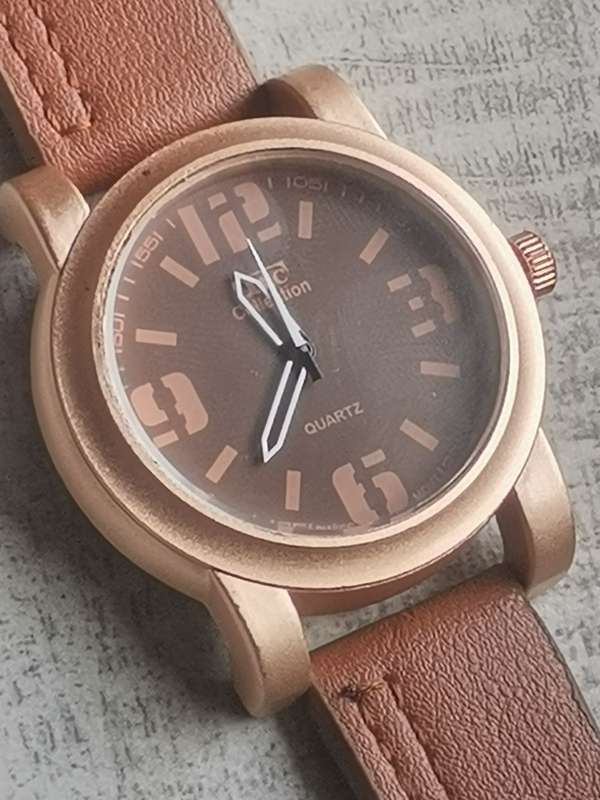 MENS ROSE GOLD TEC WATCH IN EXCELLENT WORKING CONDITION