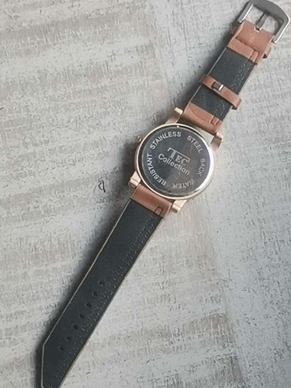 MENS ROSE GOLD TEC WATCH IN EXCELLENT WORKING CONDITION