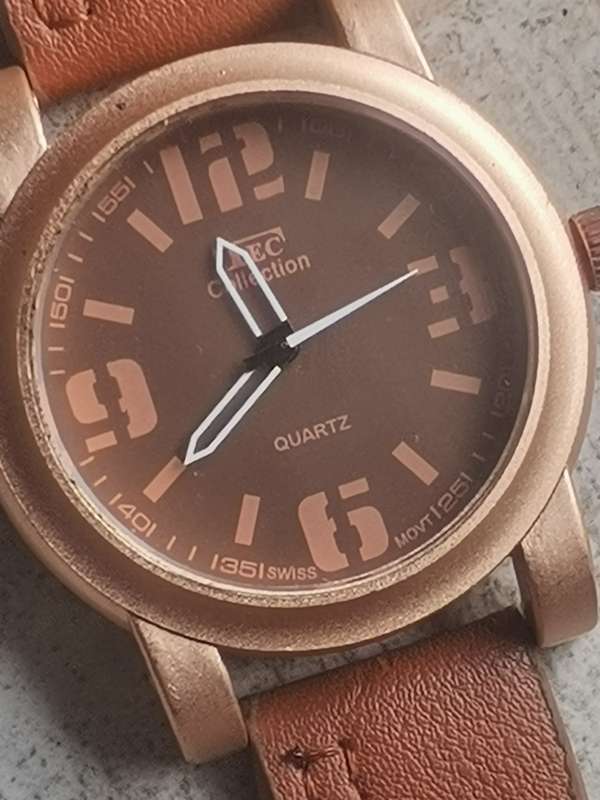 MENS ROSE GOLD TEC WATCH IN EXCELLENT WORKING CONDITION