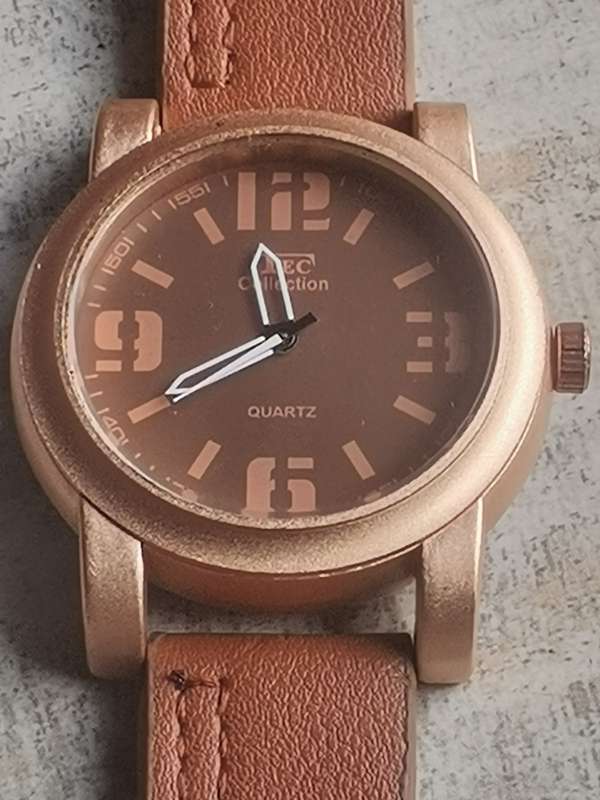 MENS ROSE GOLD TEC WATCH IN EXCELLENT WORKING CONDITION