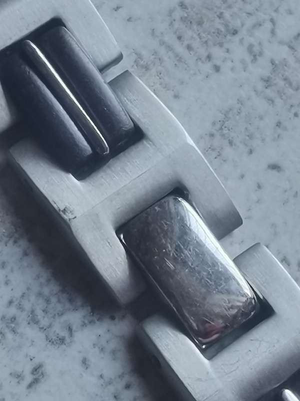 MENS STAINLESS STEEL BRACELET IN EXCELLENT CONDITION
