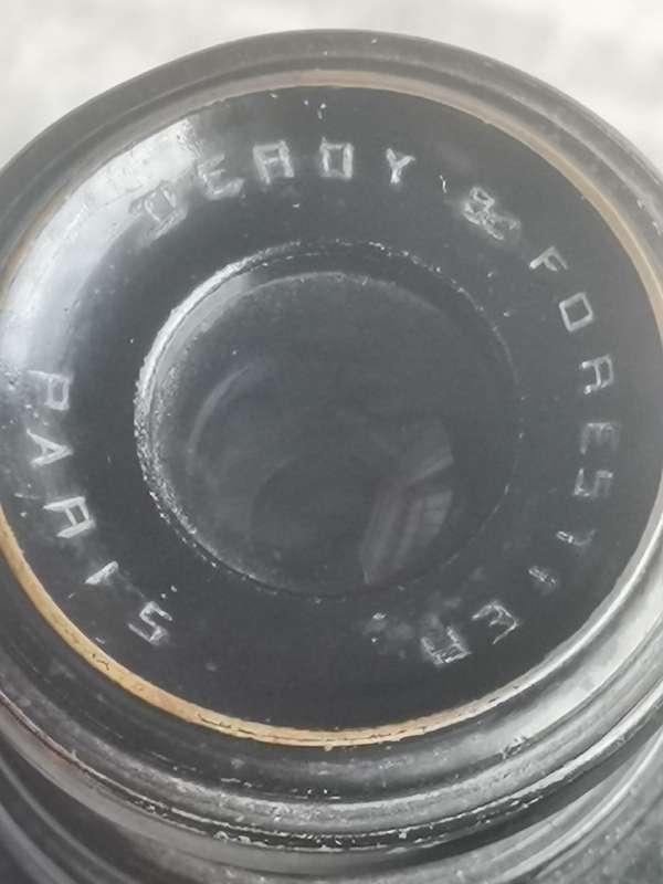 VINTAGE DEROY & FORESTIER PARIS WWI BINOCULARS IN GOOD WORKING CONDITION