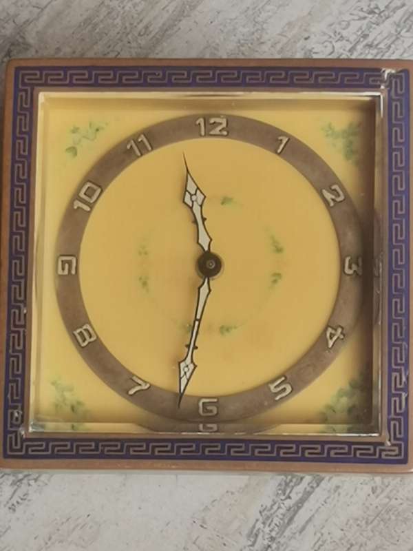 VINTAGE KIENZLE 8 DAY DESK CLOCK IN EXCELLENT WORKING CONDITION