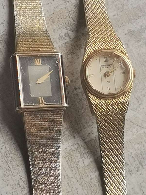 LADIES SEIKO AND ORIENT WATCH SET BOTH IN EXCELLENT WORKING CONDITION - BIDDING FOR BOTH