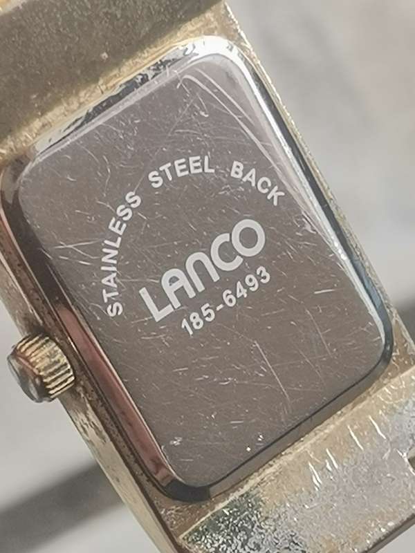 LADIES 2 TONE LANCO WATCH IN EXCELLENT WORKING CONDITION