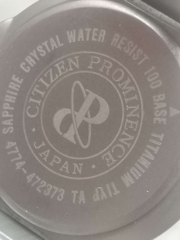 MENS CITIZEN TITANIUM WATCH - UNTESTED SELLING AS IS