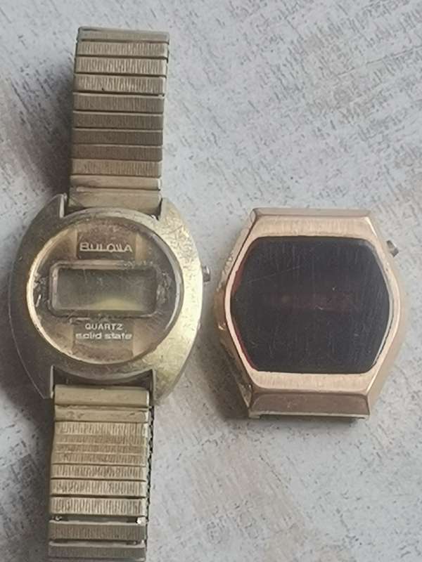 VINTAGE MENS BULOVA AND ORIS WATCHES - SELLING FOR SPARES OR REPAIRS