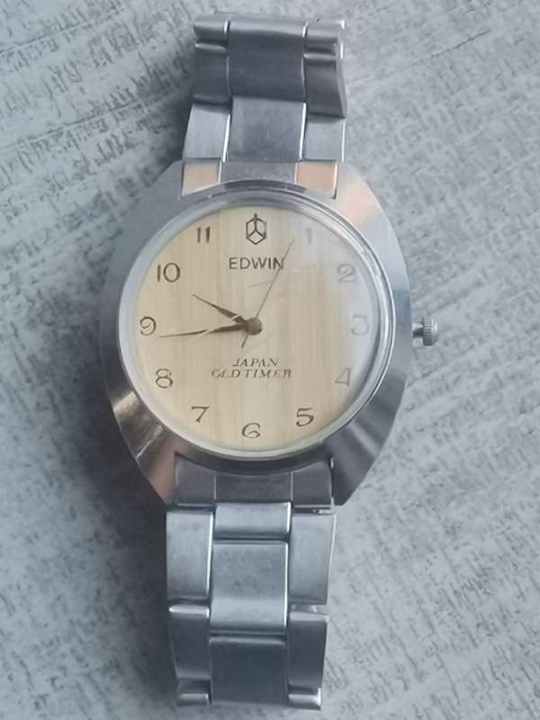 MENS VINTAGE EDWIN OLD TIMER WATCH IN WORKING CONDITION