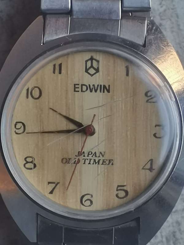 MENS VINTAGE EDWIN OLD TIMER WATCH IN WORKING CONDITION