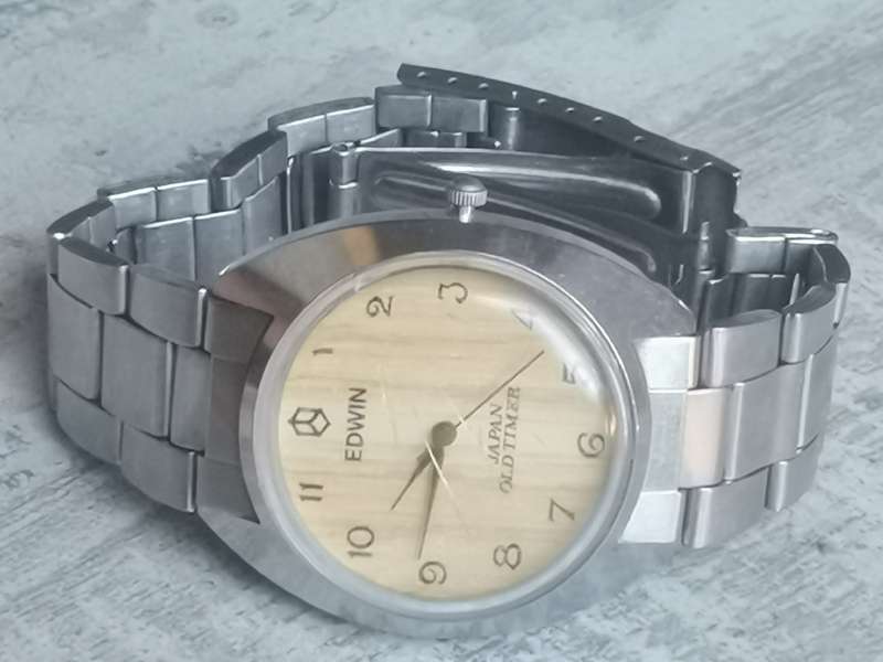 MENS VINTAGE EDWIN OLD TIMER WATCH IN WORKING CONDITION