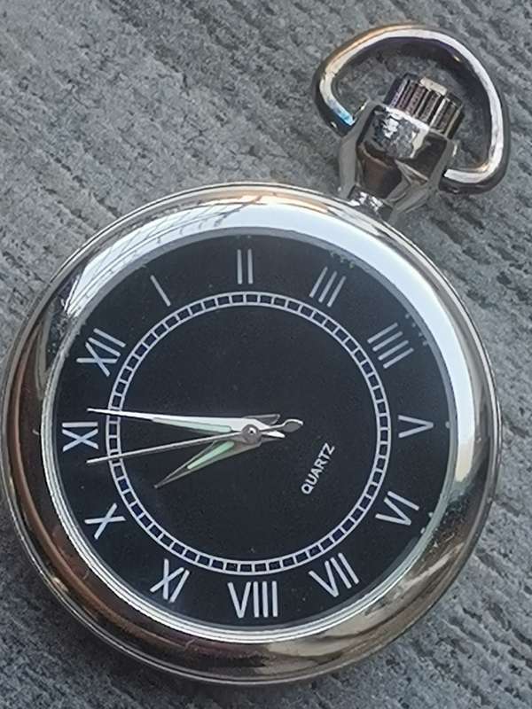 MENS POCKET WATCH SET BOTH IN EXCELLENT WORKING CONDITION - BIDDING FOR BOTH