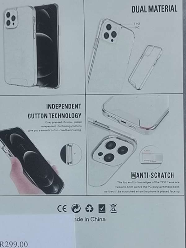 IPHONE 12 CELLPHONE CASE NEW IN BOX - 2 AVAILABLE BIDDING PER CASE
