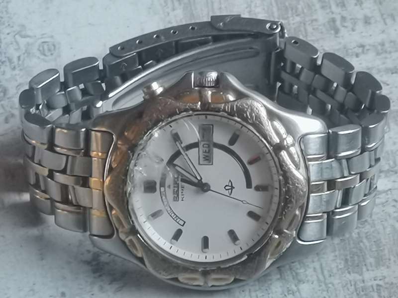 MENS VIINTAGE 1995 SEIKO KINETIC INDICATOR WATCH _READ DESCRIPTION