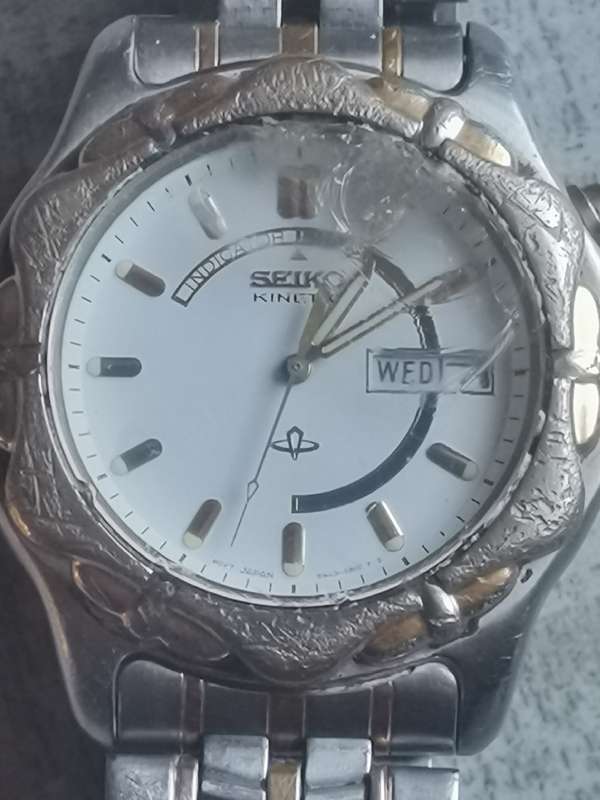 MENS VIINTAGE 1995 SEIKO KINETIC INDICATOR WATCH _READ DESCRIPTION