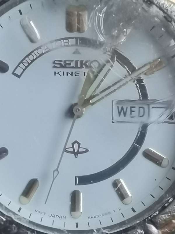 MENS VIINTAGE 1995 SEIKO KINETIC INDICATOR WATCH _READ DESCRIPTION