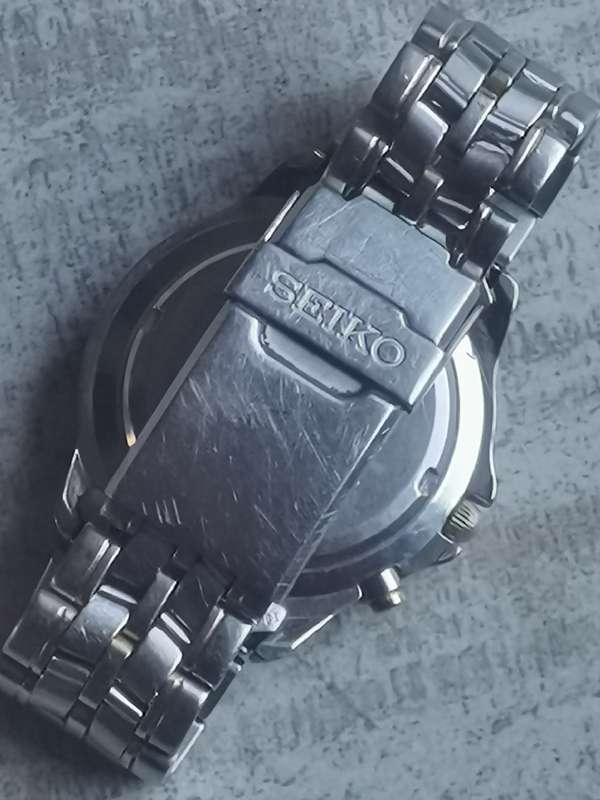MENS VIINTAGE 1995 SEIKO KINETIC INDICATOR WATCH _READ DESCRIPTION