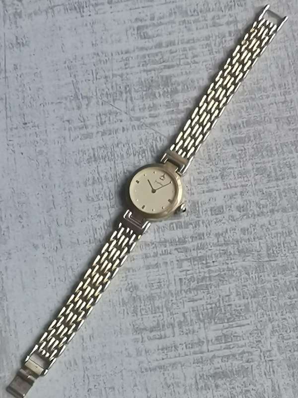 JACQUES FAREL LADIES GOLD PLATED WATCH IN EXCELLENT WORKING CONDITION
