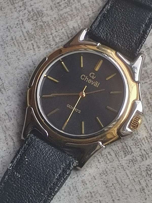 MENS CHEVAL 2 TONE WATCH IN EXCELLENT WORKING CONDITION