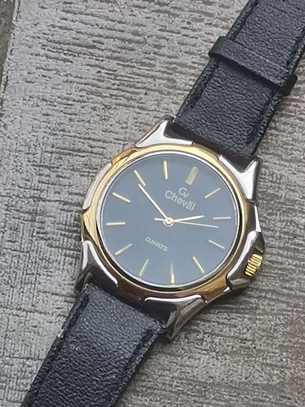 MENS CHEVAL 2 TONE WATCH IN EXCELLENT WORKING CONDITION