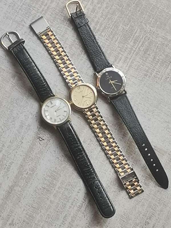 MENS  WATCH COLLECTION ALL IN EXCELLENT WORKING CONDITION - BIDDING FOR ALL 3 WATCHES