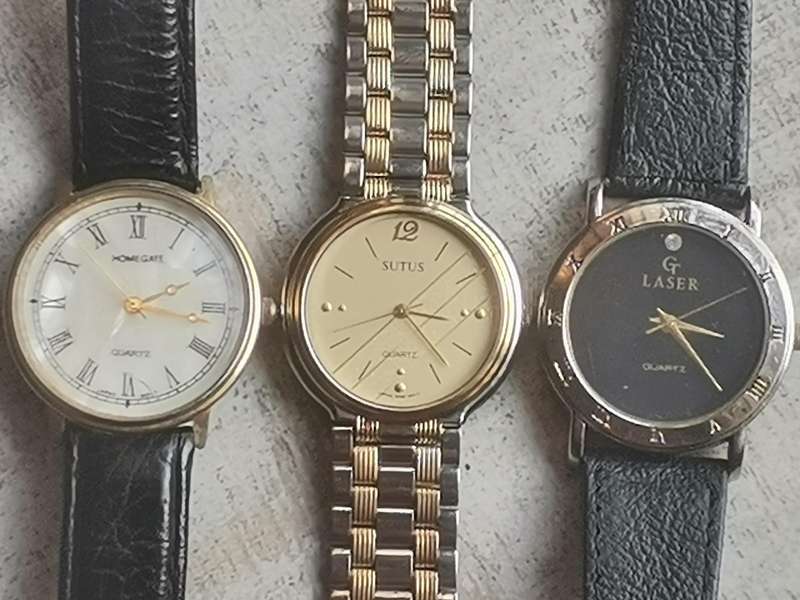 MENS  WATCH COLLECTION ALL IN EXCELLENT WORKING CONDITION - BIDDING FOR ALL 3 WATCHES