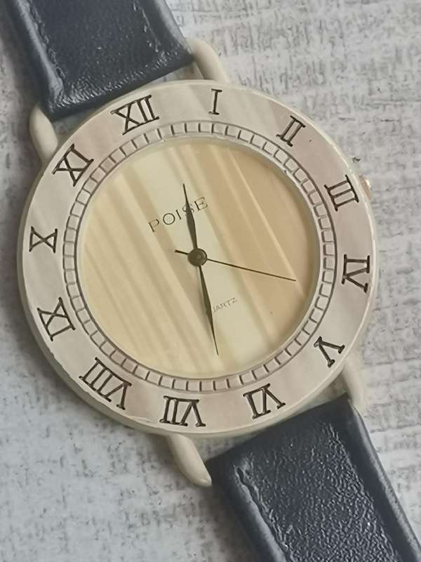 STUNNING LADIES POISE WATCH WITH HUGE 45MM DIAL IN EXCELLENT WORKING CONDITION