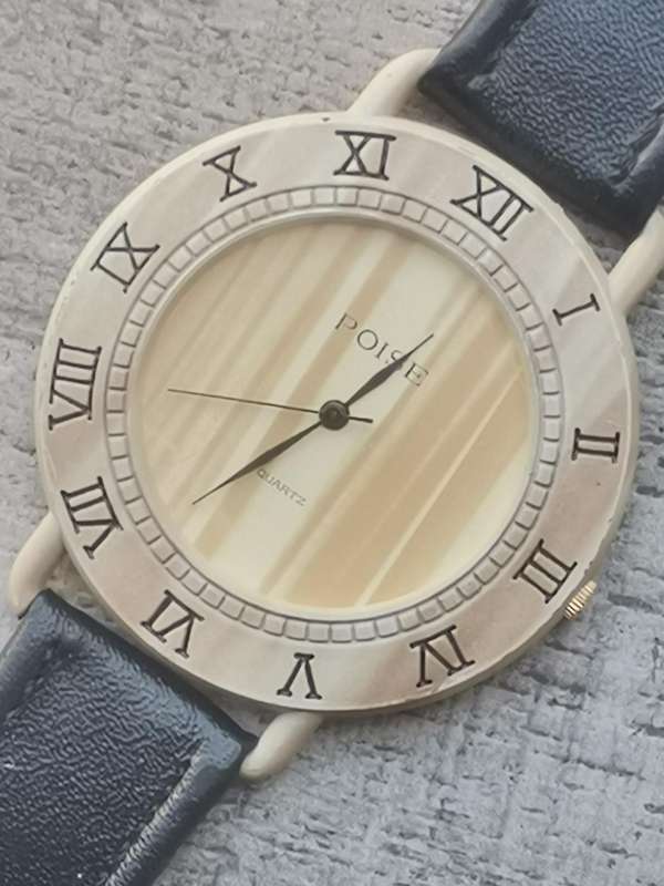 STUNNING LADIES POISE WATCH WITH HUGE 45MM DIAL IN EXCELLENT WORKING CONDITION