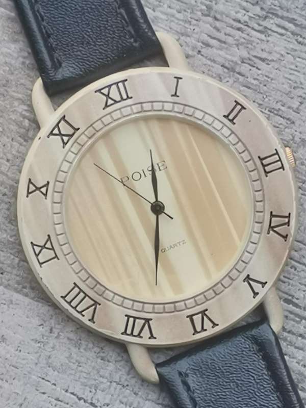 STUNNING LADIES POISE WATCH WITH HUGE 45MM DIAL IN EXCELLENT WORKING CONDITION