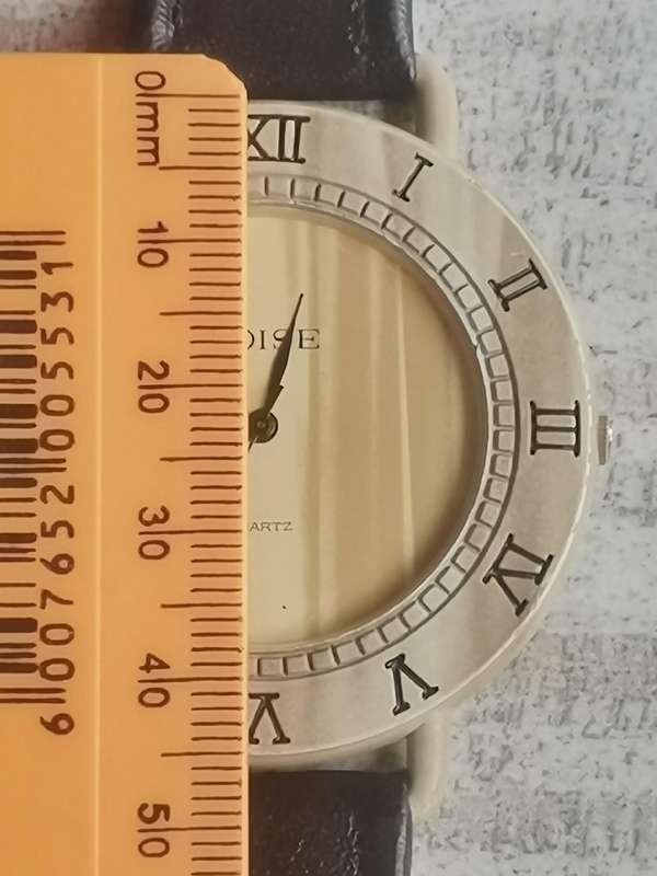 STUNNING LADIES POISE WATCH WITH HUGE 45MM DIAL IN EXCELLENT WORKING CONDITION