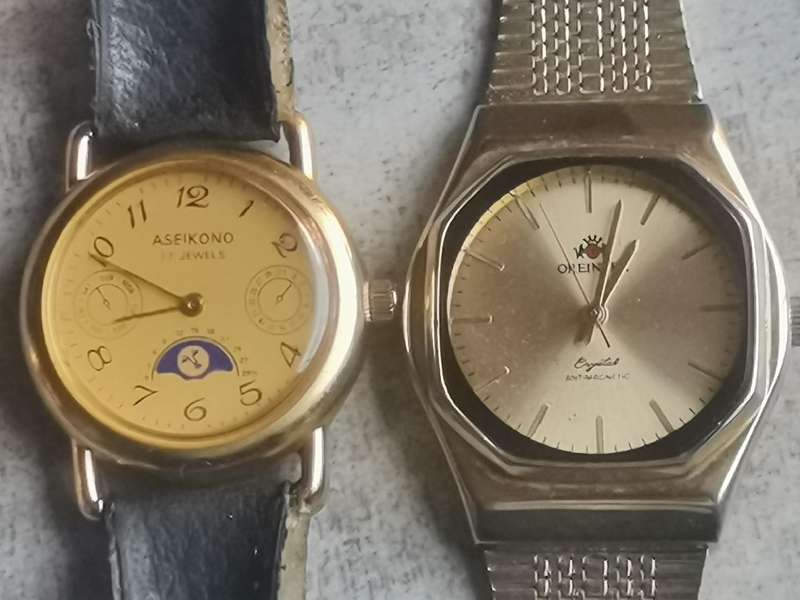 MENS VINTAGE WINDING WATCHES COLLECTION - MOST WORKS BIDDING FOR ALL 8 WATCHES