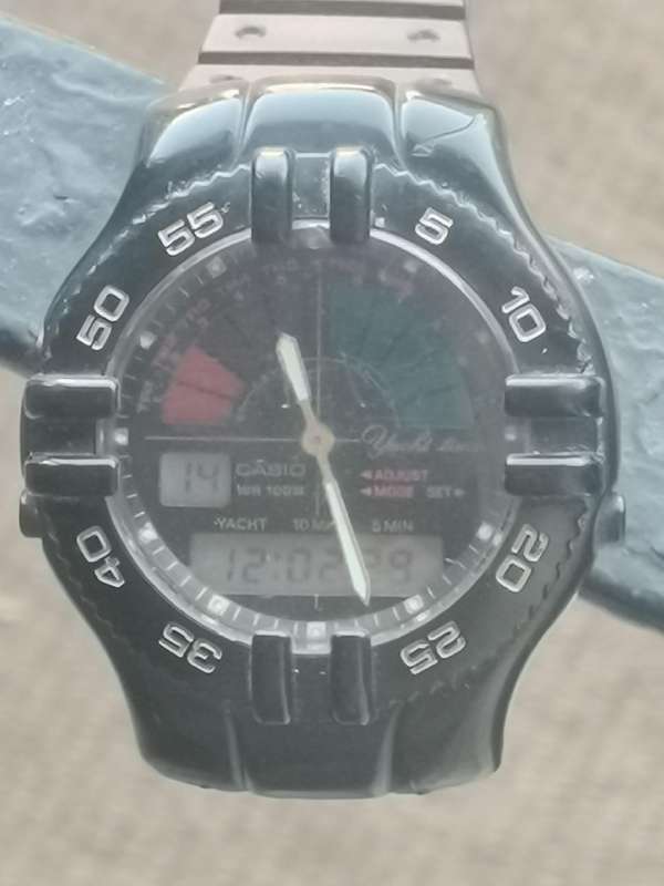 MENS VINTAGE CASIO YACHT TIMER AW-300 WATCH