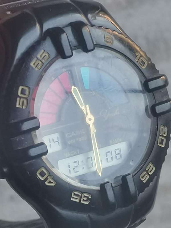 MENS VINTAGE CASIO YACHT TIMER AW-300 WATCH