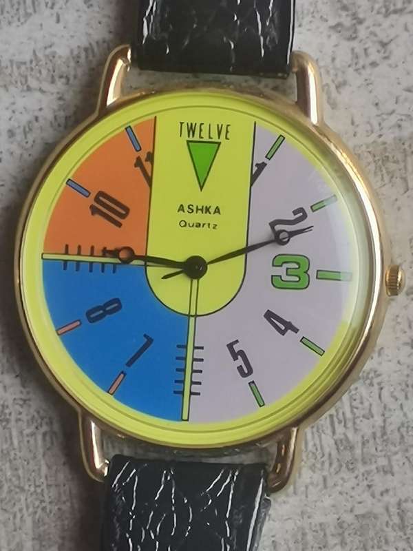 LADIES ASHIKA WATCH SET WITH HUGE DIALS IN EXCELLENT WORKING CONDITION - BIDDING FOR BOTH WATCHES