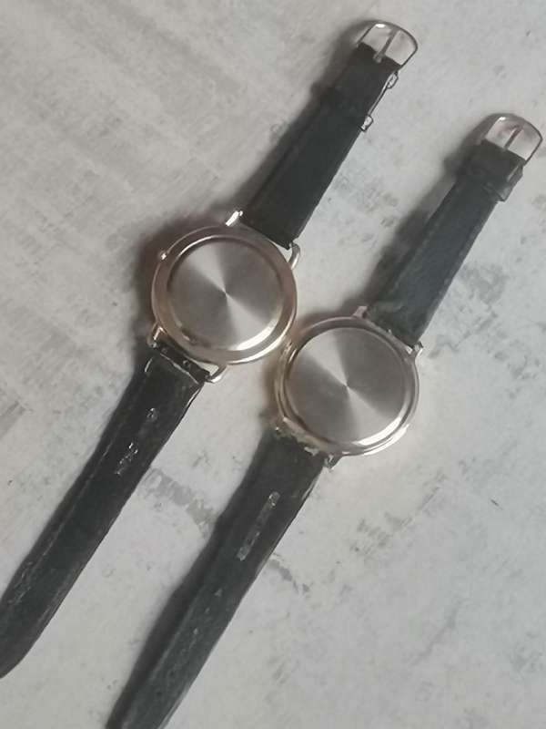 LADIES ASHIKA WATCH SET WITH HUGE DIALS IN EXCELLENT WORKING CONDITION - BIDDING FOR BOTH WATCHES