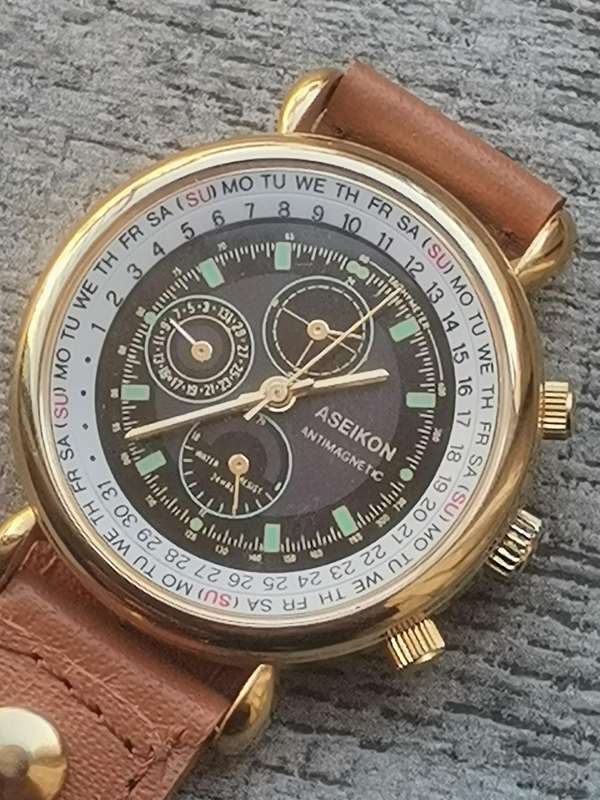 Men's Vintage Aseikon Antimagnetic Manual Winding Watch
