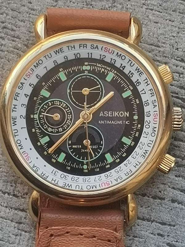 Men's Vintage Aseikon Antimagnetic Manual Winding Watch