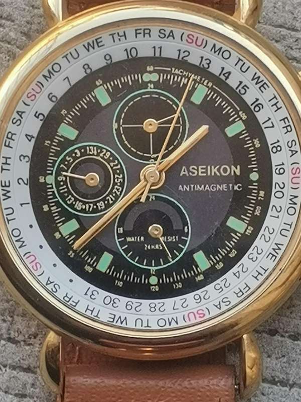 Men's Vintage Aseikon Antimagnetic Manual Winding Watch
