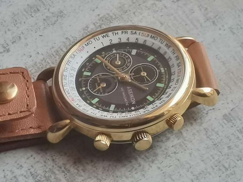 Men's Vintage Aseikon Antimagnetic Manual Winding Watch