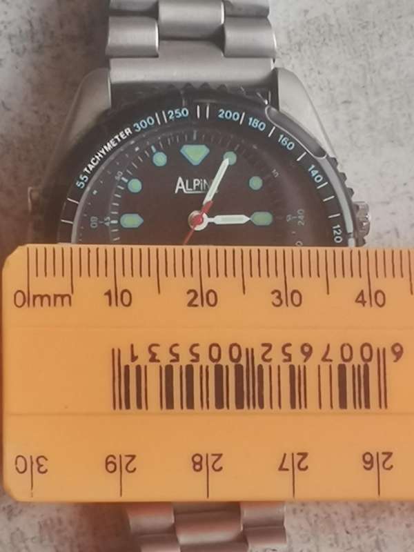 Men's Vintage Alpine Analog/Digital Watch